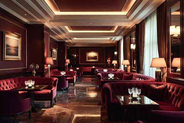 Five star hotel lounge in South Africa